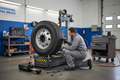 Truck tire repair